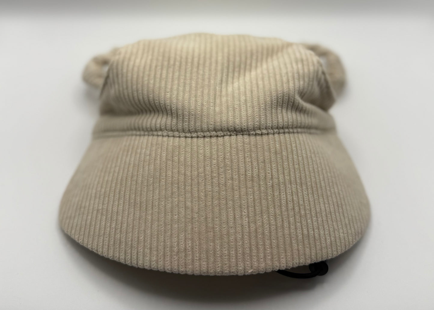 ☕ Corduroy Dog Hat – Vanilla Chai (Cream)
