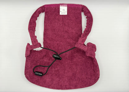 🍇 Corduroy Dog Hat – Orchard Plum (Wine)