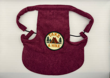 🍇 Corduroy Dog Hat – Orchard Plum (Wine)