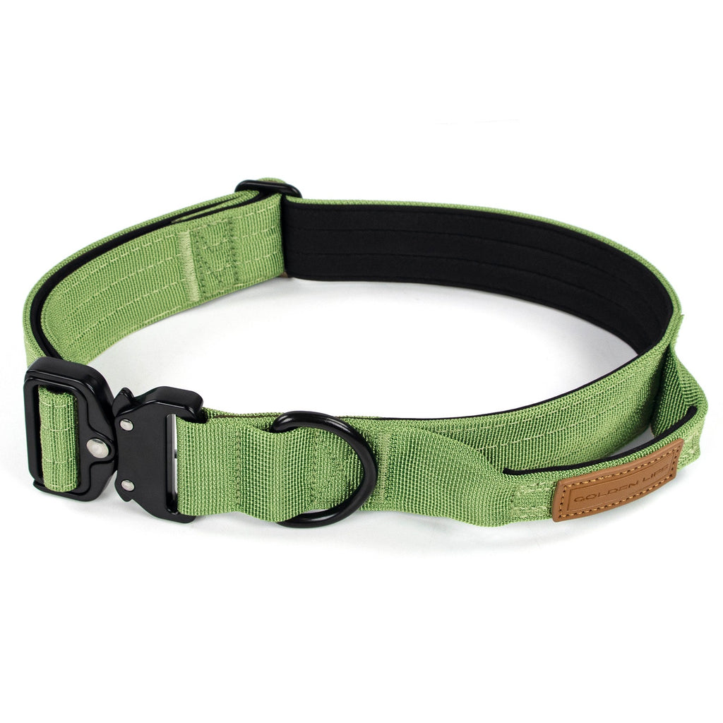 The Golden Life Trail Collar – Dog Collar with Built-In Handle