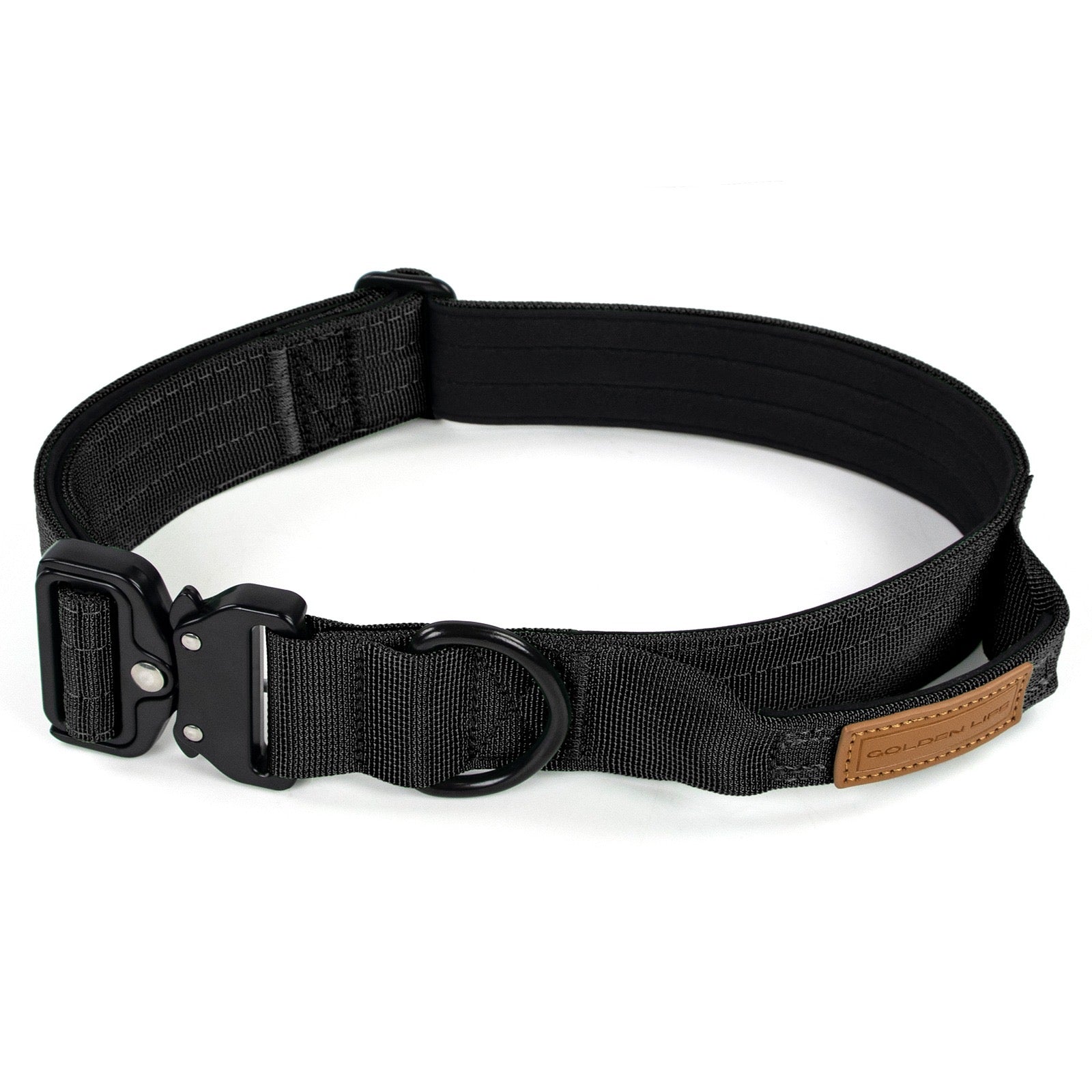 The Golden Life Trail Collar – Dog Collar with Built-In Handle