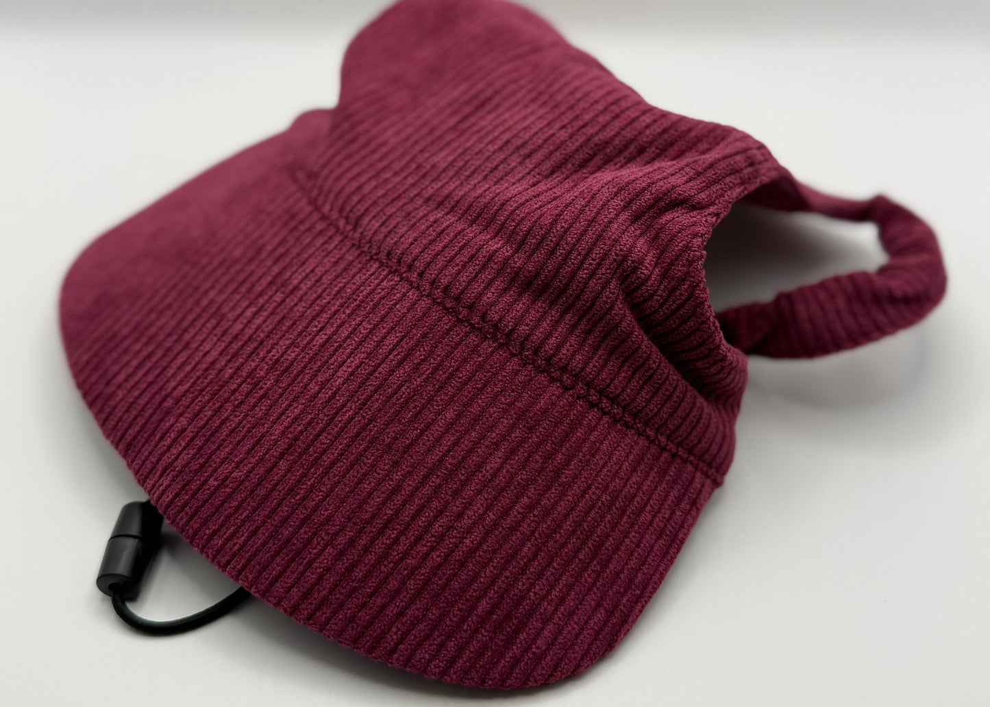 🍇 Corduroy Dog Hat – Orchard Plum (Wine)