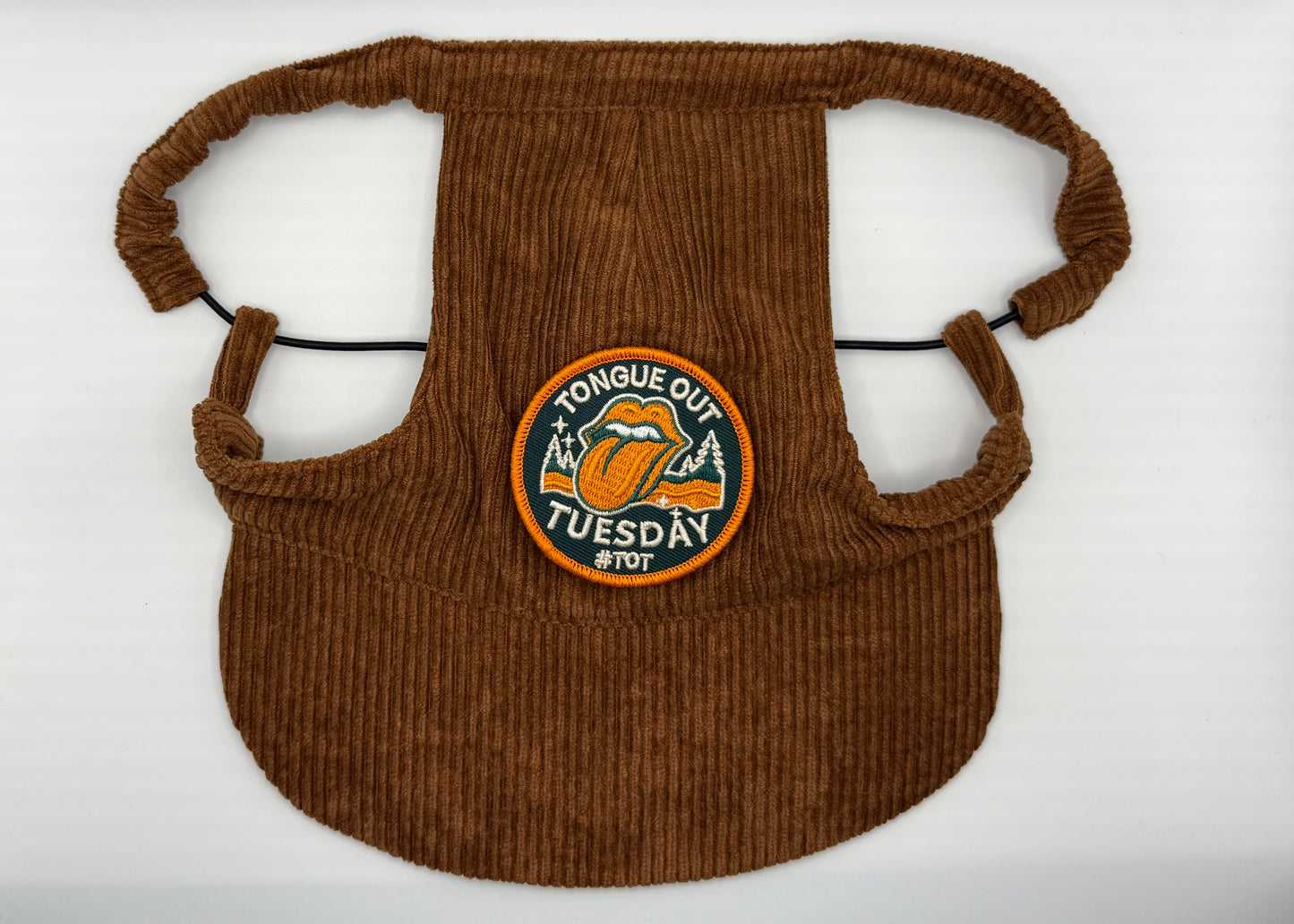 🌰 Corduroy Dog Hat – Toasty Pecan (Brown)