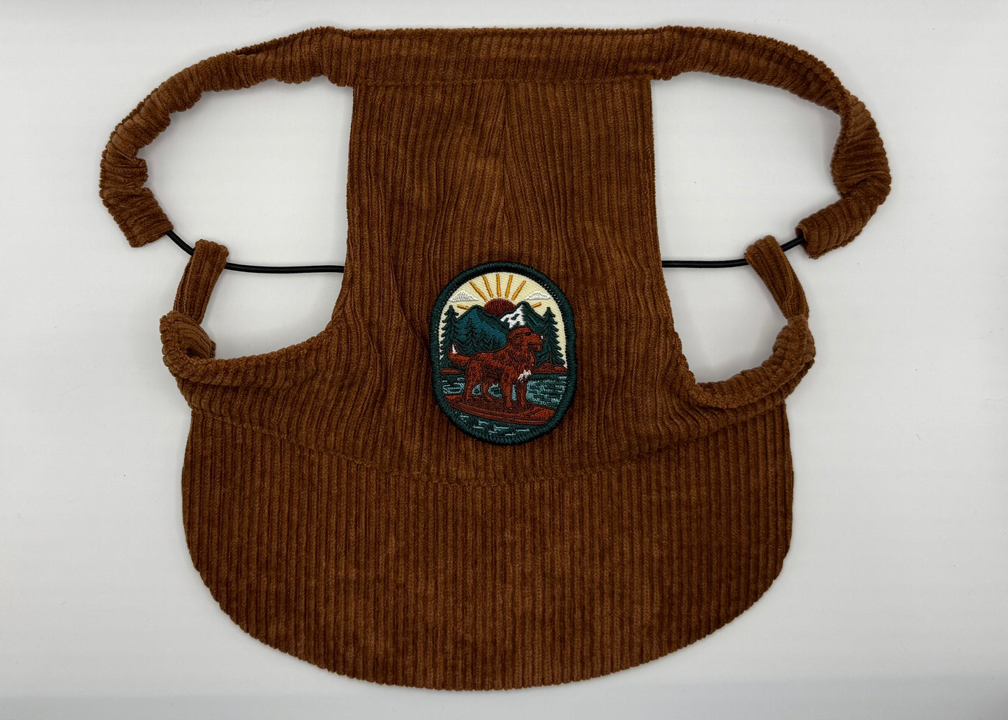 🌰 Corduroy Dog Hat – Toasty Pecan (Brown)