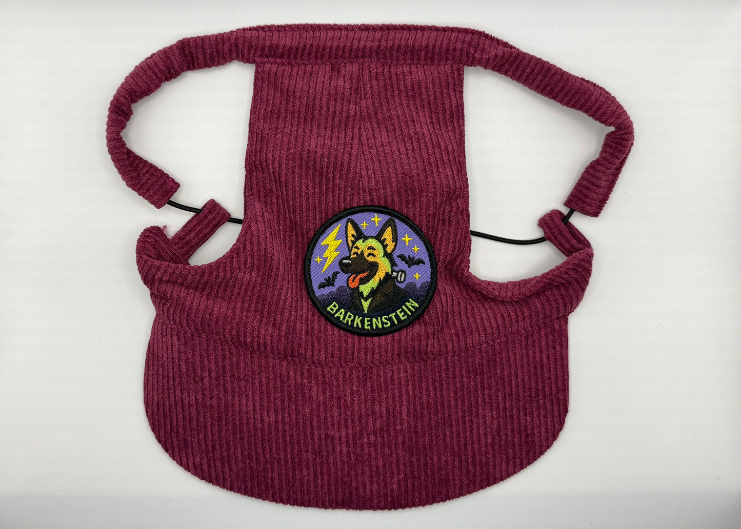 🍇 Corduroy Dog Hat – Orchard Plum (Wine)