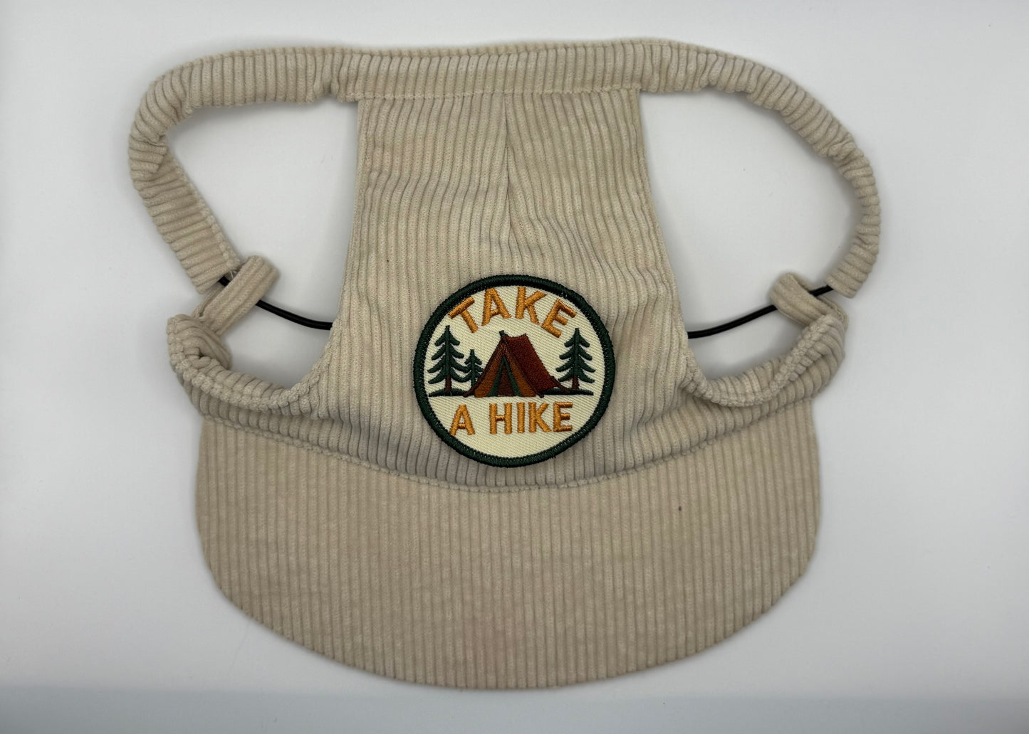 ☕ Corduroy Dog Hat – Vanilla Chai (Cream)