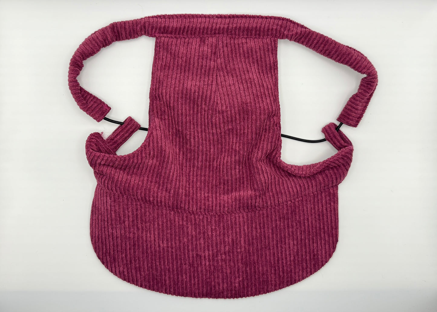 🍇 Corduroy Dog Hat – Orchard Plum (Wine)