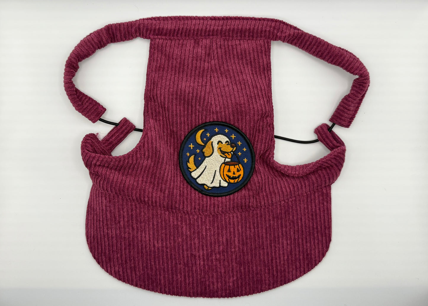 🍇 Corduroy Dog Hat – Orchard Plum (Wine)