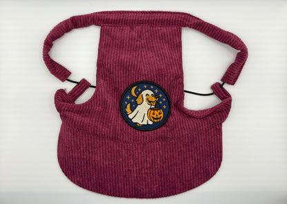 🍇 Corduroy Dog Hat – Orchard Plum (Wine)