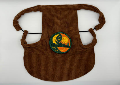 🌰 Corduroy Dog Hat – Toasty Pecan (Brown)