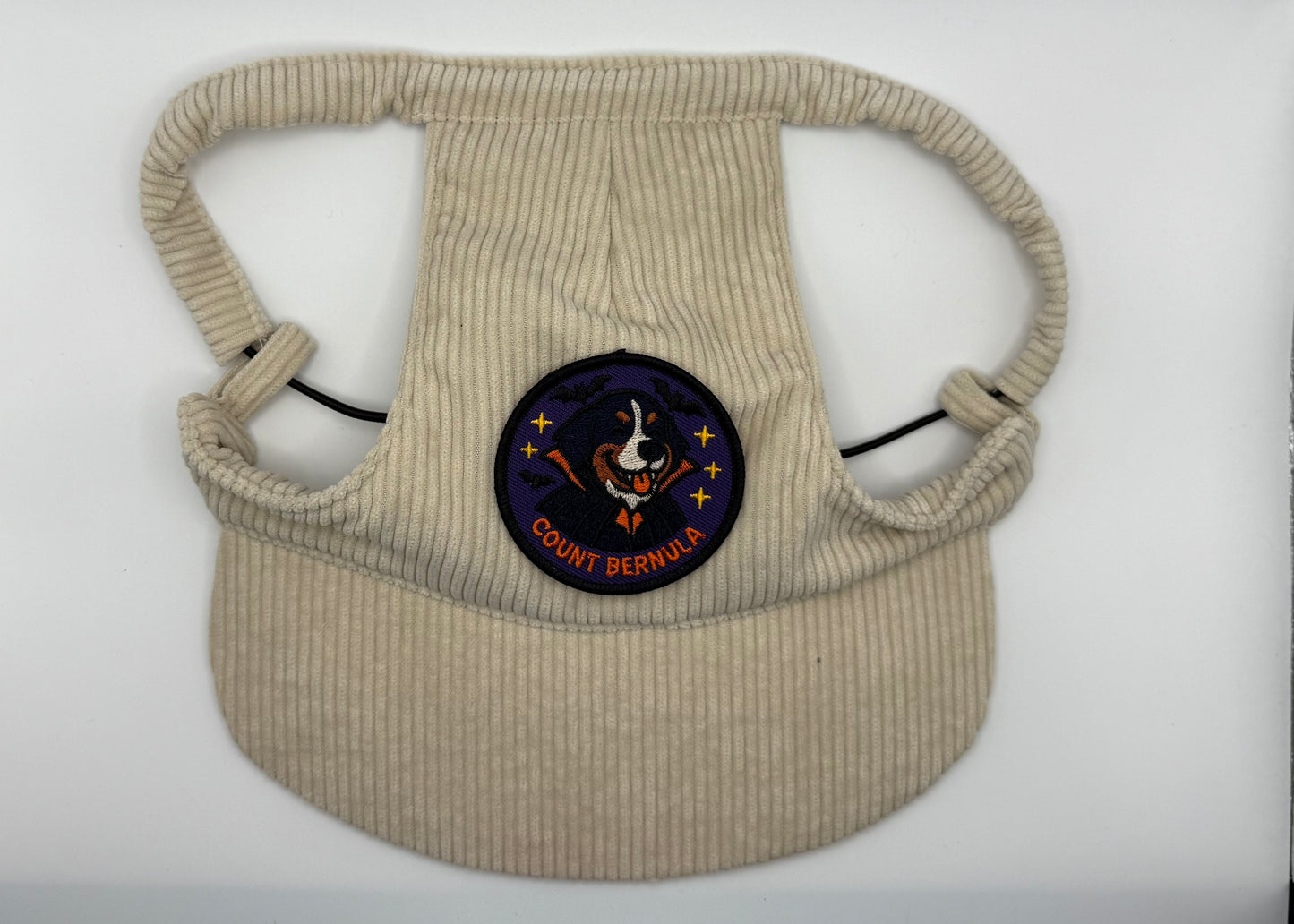 ☕ Corduroy Dog Hat – Vanilla Chai (Cream)