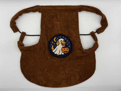 🌰 Corduroy Dog Hat – Toasty Pecan (Brown)