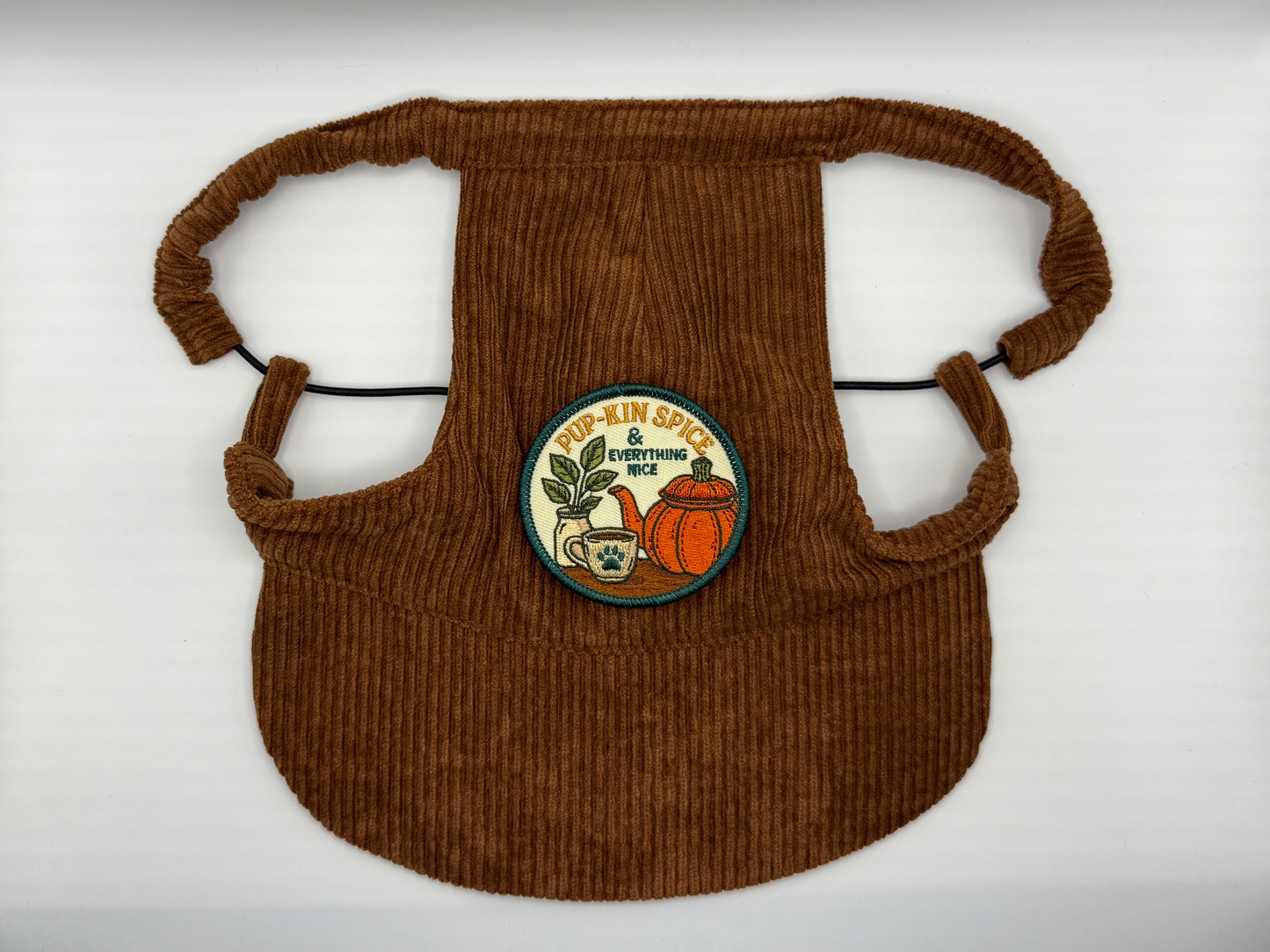 🌰 Corduroy Dog Hat – Toasty Pecan (Brown)