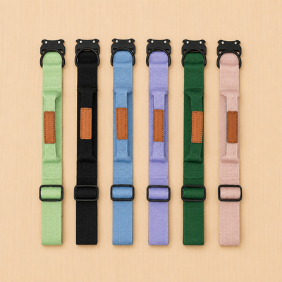 The Golden Life Trail Collar – Dog Collar with Built-In Handle