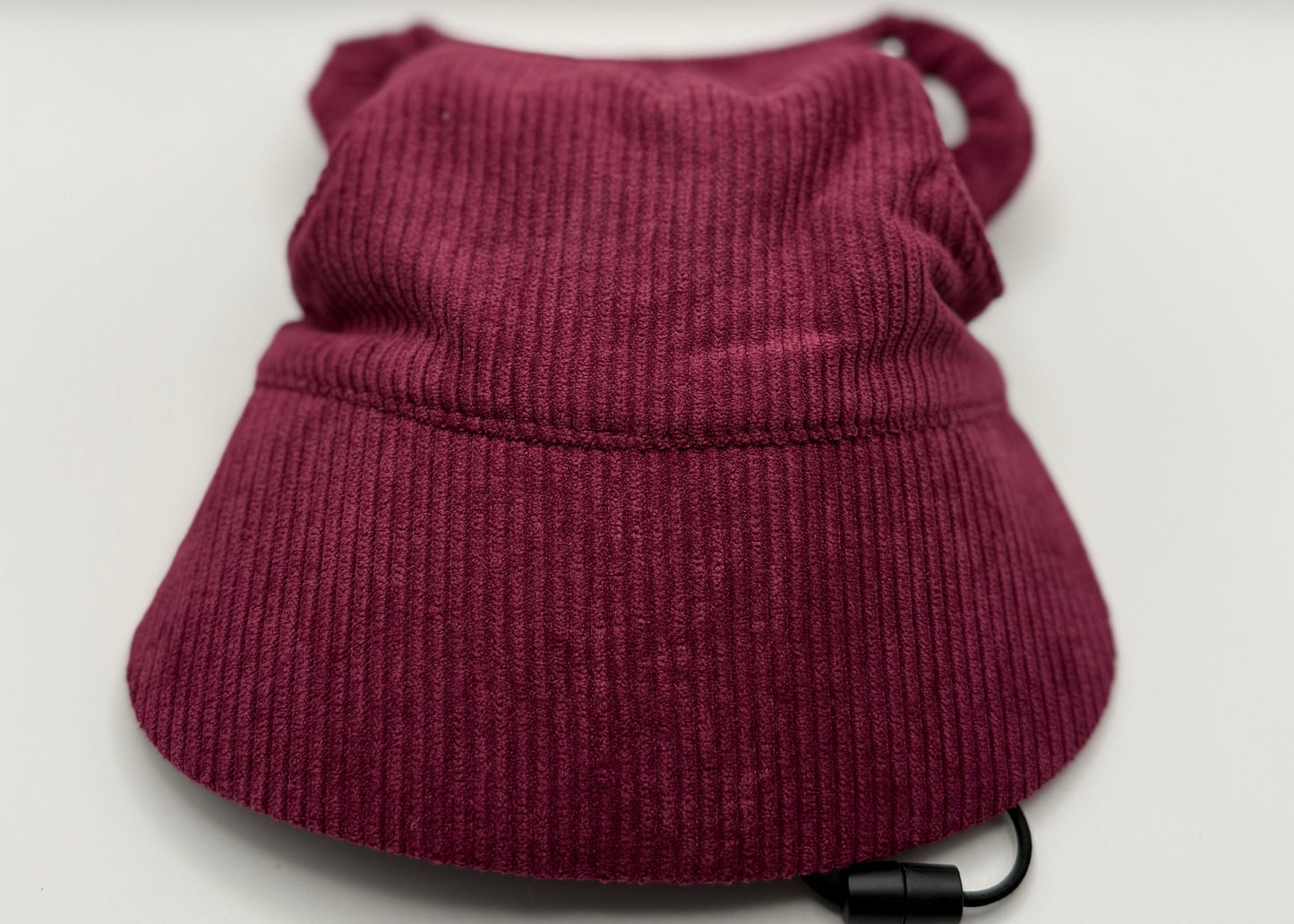🍇 Corduroy Dog Hat – Orchard Plum (Wine)