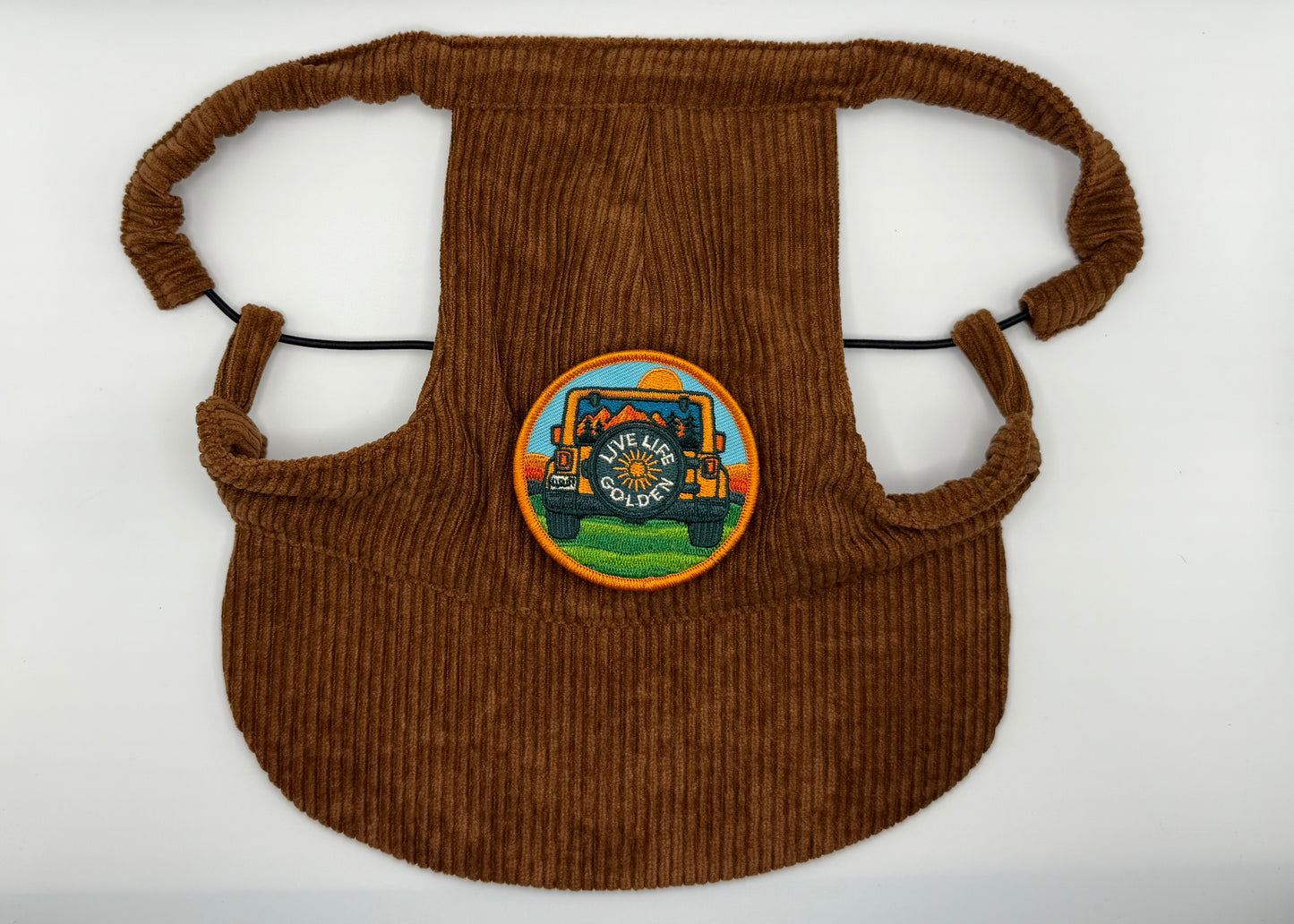 🌰 Corduroy Dog Hat – Toasty Pecan (Brown)