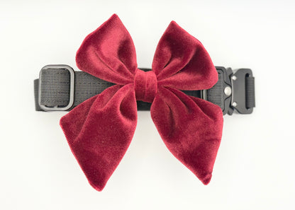 Velvet & Vibes Collection | Dog Bows for Christmas & The Holidays