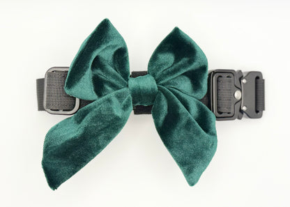 Velvet & Vibes Collection | Dog Bows for Christmas & The Holidays
